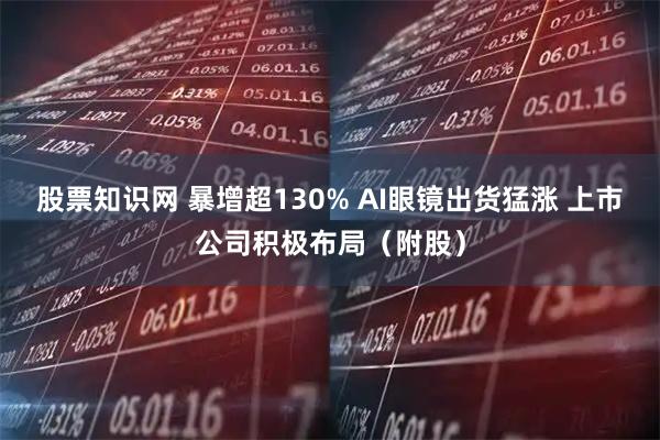 股票知识网 暴增超130% AI眼镜出货猛涨 上市公司积极布局（附股）