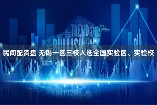 民间配资盘 无锡一区三校入选全国实验区、实验校